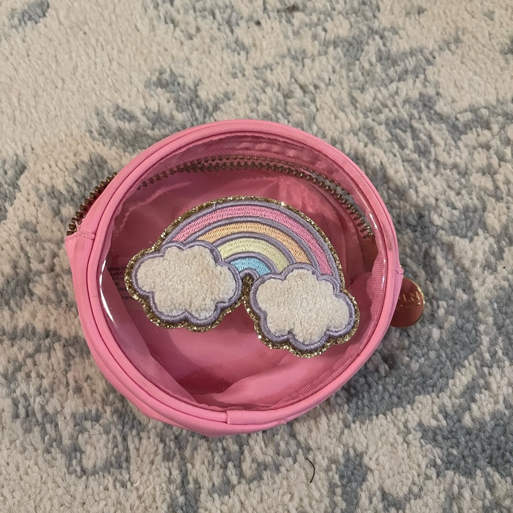 Stoney clover target Rainbow Coin Purse with Cloud Patch